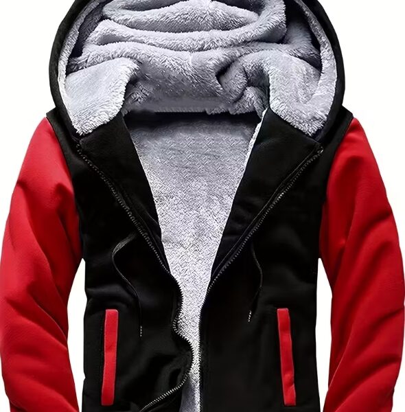 Men’s Full-Zip Hooded Thermal Jacket